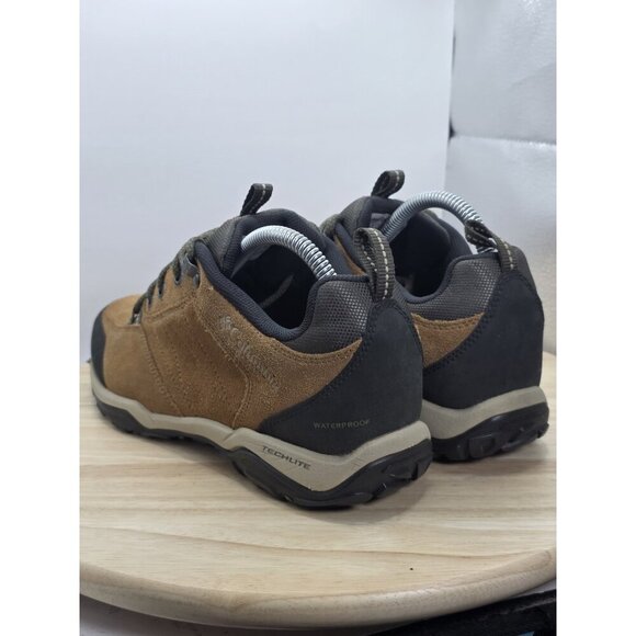 Columbia Women's Mount Carmel Low Waterproof Hiking Shoes, Brown Suede Size 9 - Picture 7 of 9